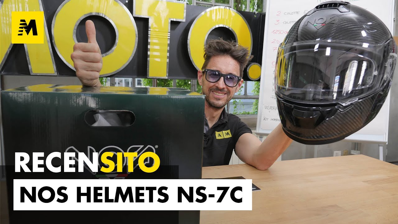 Nos NS-7C Carbon. Recensione casco sport-touring