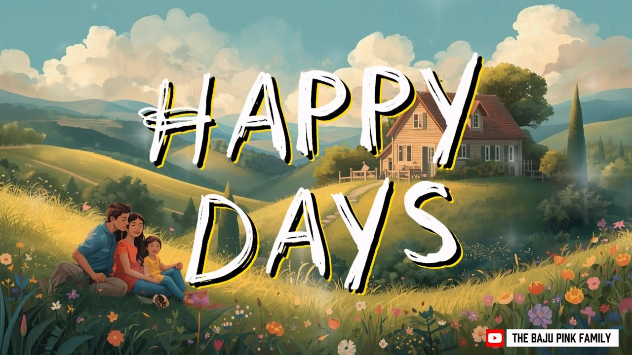 Happy Days | Free to Use Music (Credit Appreciated) - Family Song and Lyric Video