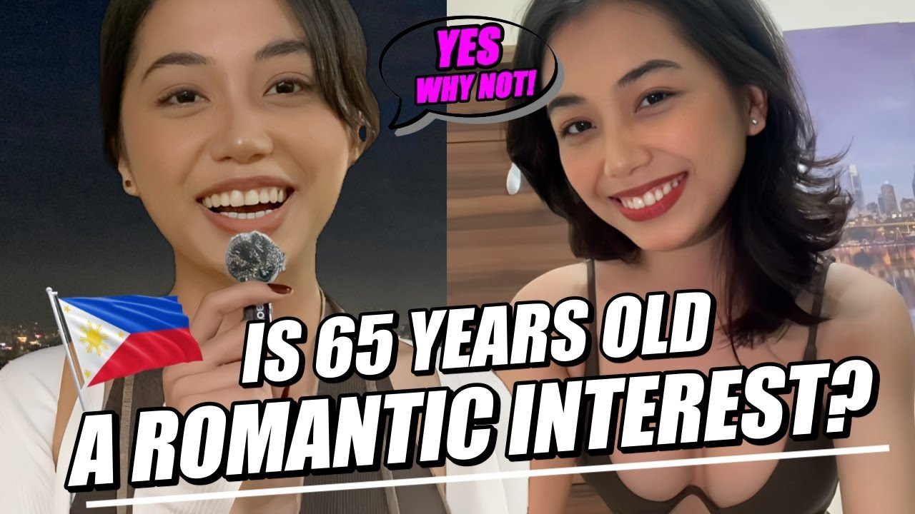 🇵🇭Is 65 TOO OLD for a YOUNG FILIPINA? | Street Interview in Cebu, Philippines
