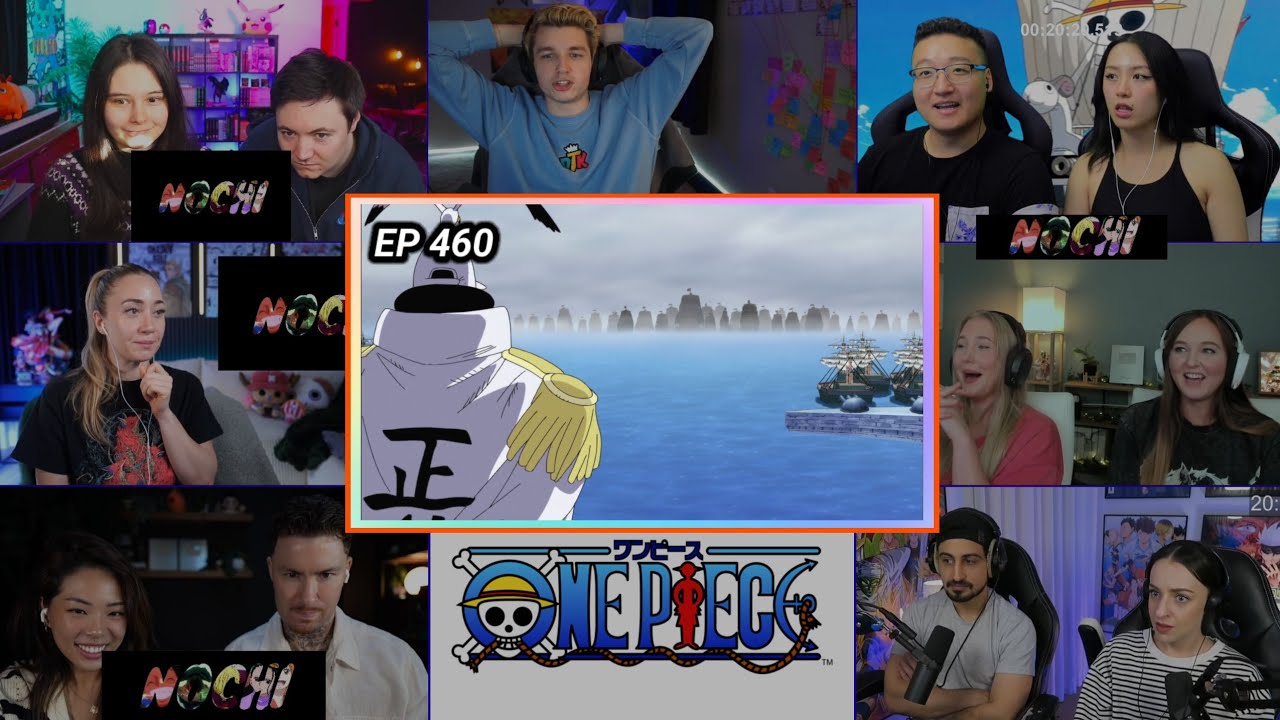 ONE PIECE | WHITEBEARD PIRATES ARRIVES AT MARINEFORD!!! | EPISODE 460 | REACTION MASHUP | ワンピース
