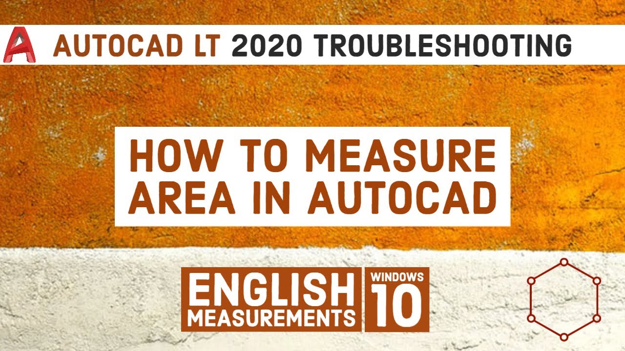 How to Measure Area in Autocad | Autocad LT 2020 Tutorial
