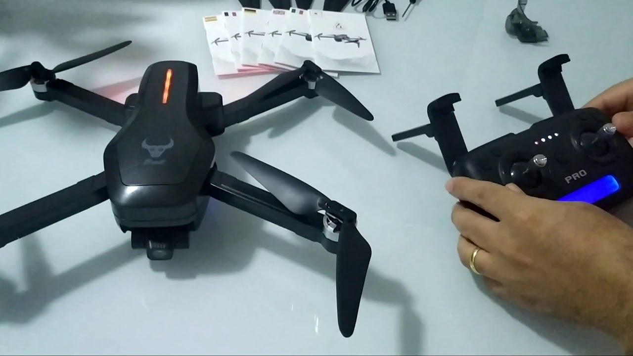 Drone SG906 Pro Beast Unboxing - Ótimo para iniciantes - Com GPS-  Gimbal de 2 eixos e câmera 4K.