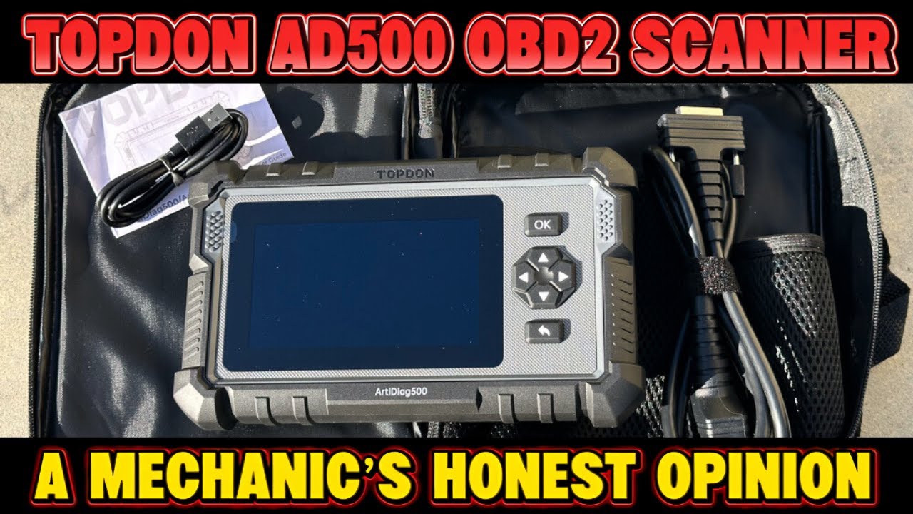 TOPDON AD500 OBD2 Scanner: A Mechanic&rsquo;s Honest Opinion ||