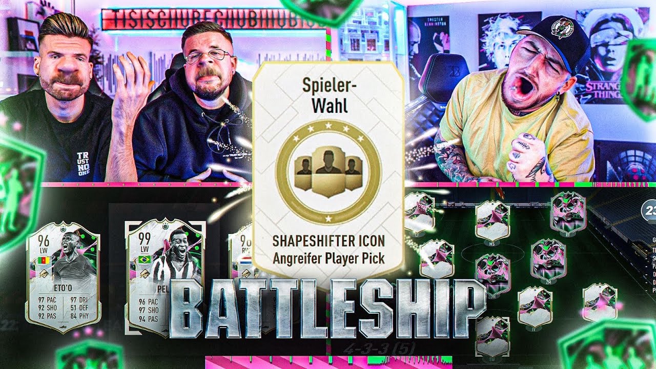 Kompletter BRUCH im ANGREIFER SHAPESHIFTER ICON PLAYER PICK Battleship Wager ☠️😨 FIFA 23