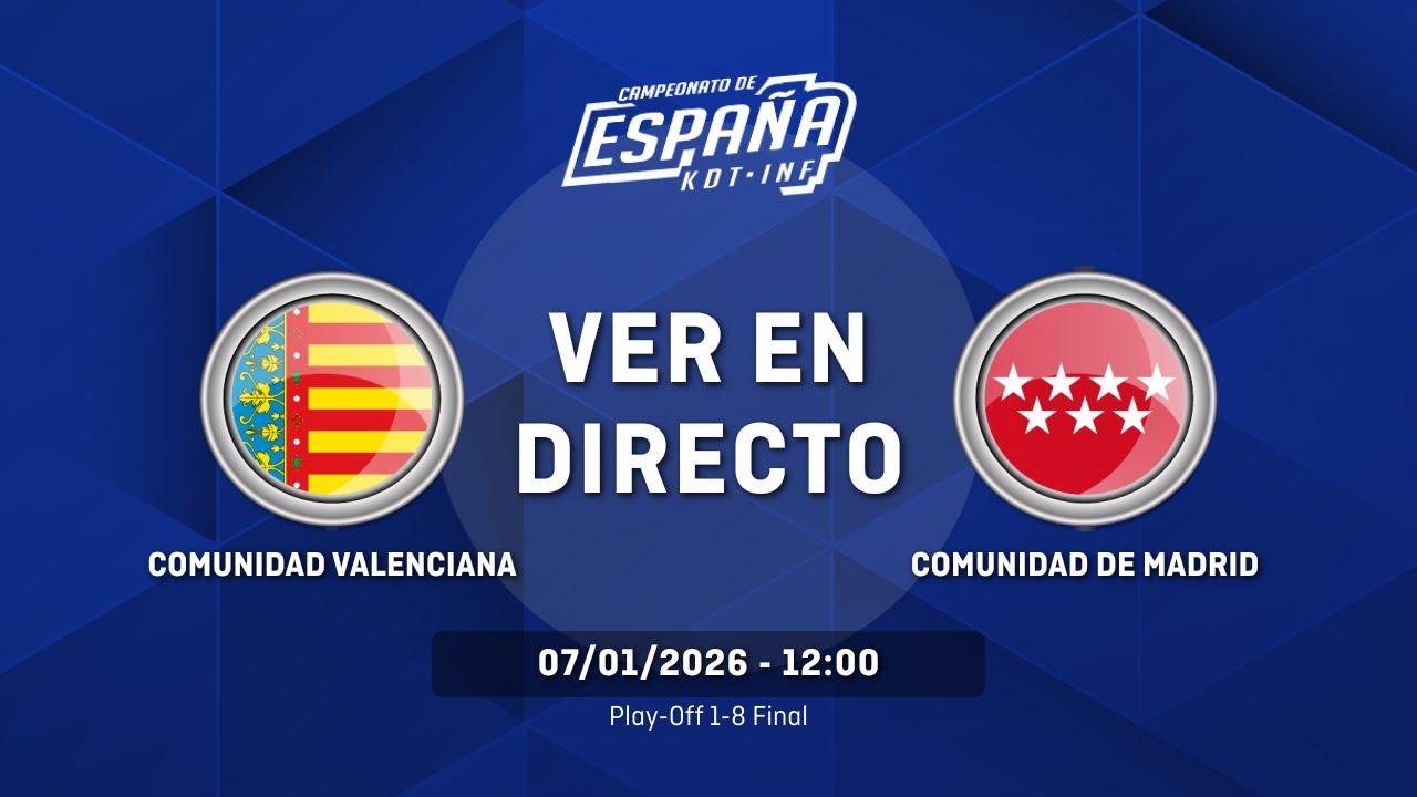 COMUNIDAD VALENCIANA vs COMUNIDAD DE MADRID | Play-Off 1-8 | Final | CESA Cadete Masculino