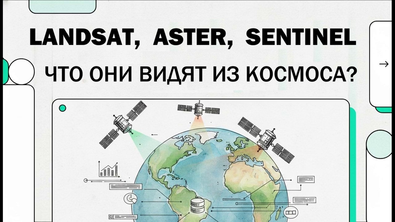Как спутники видят Землю из космоса? Разбор Landsat, ASTER и Sentinel-2