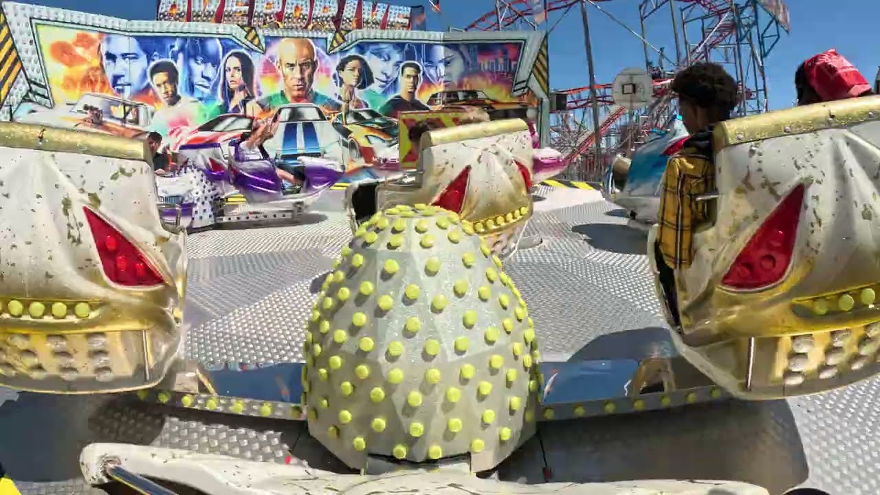 Overdrive on ride POV. Houston Rodeo 2026