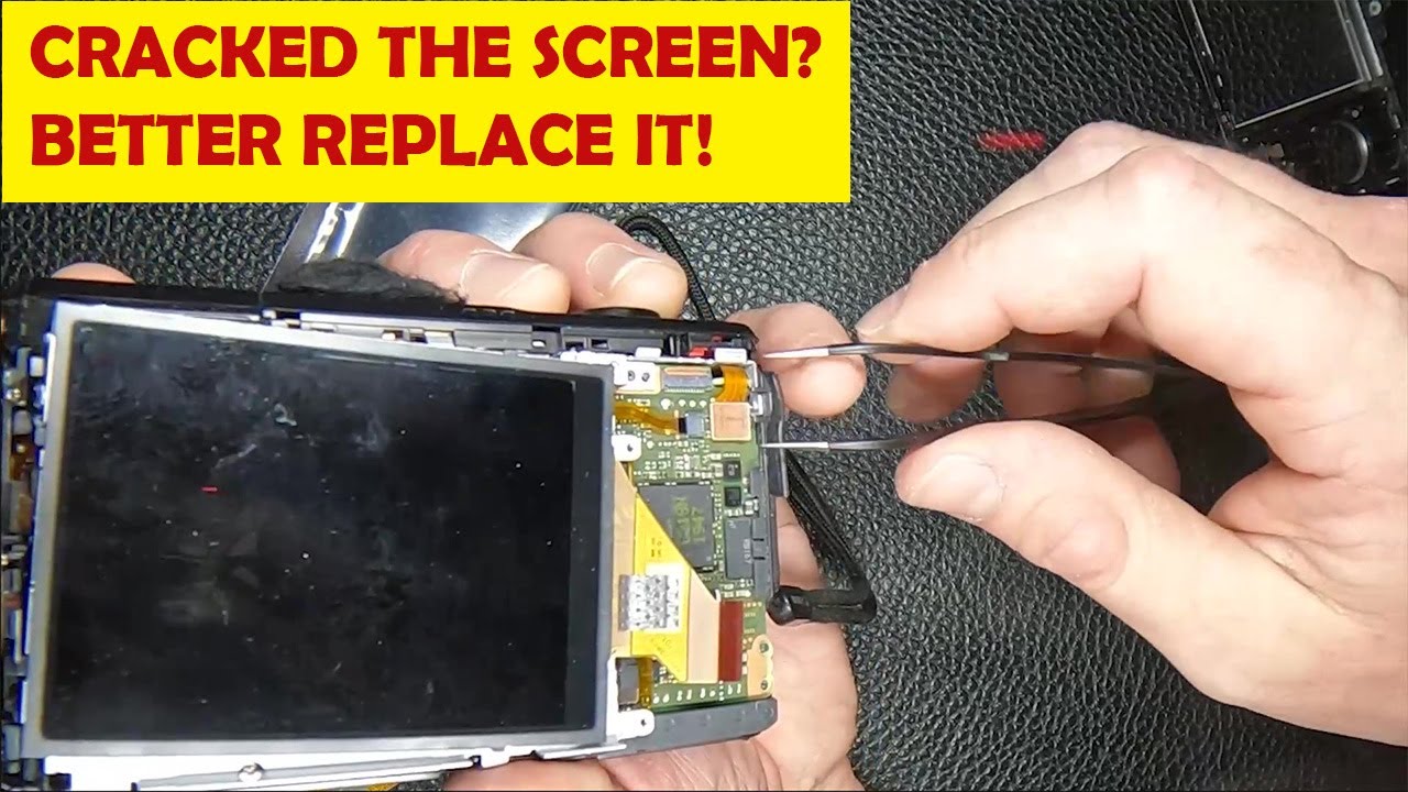 Canon PowerShot Camera Screen Replacement