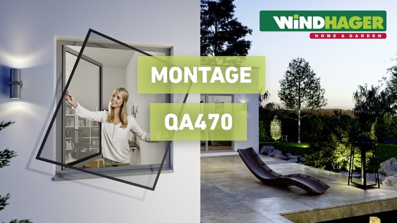Insect screen flexi fit window from Windhager Home & Garden - Mounting instruction (QA470)