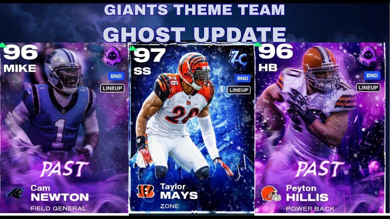New York GIANTS Theme Team Gets Major Upgrades from MUT GHOST