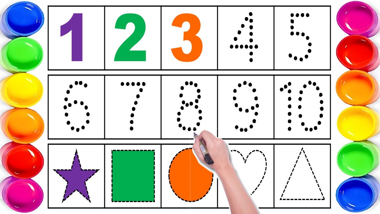 1 se 100 tak ginti | Learn to Count | गिनती गिनती | Number Song | Shapes Name | Shapes Song | Ginti 