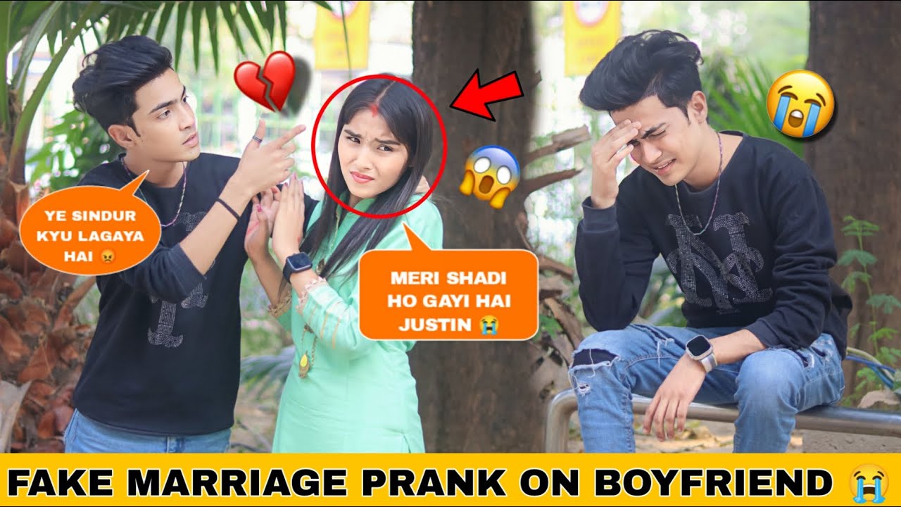 Fake Marriage Prank On Boyfriend || Gone Breakup 💔😭 || Justin Romio