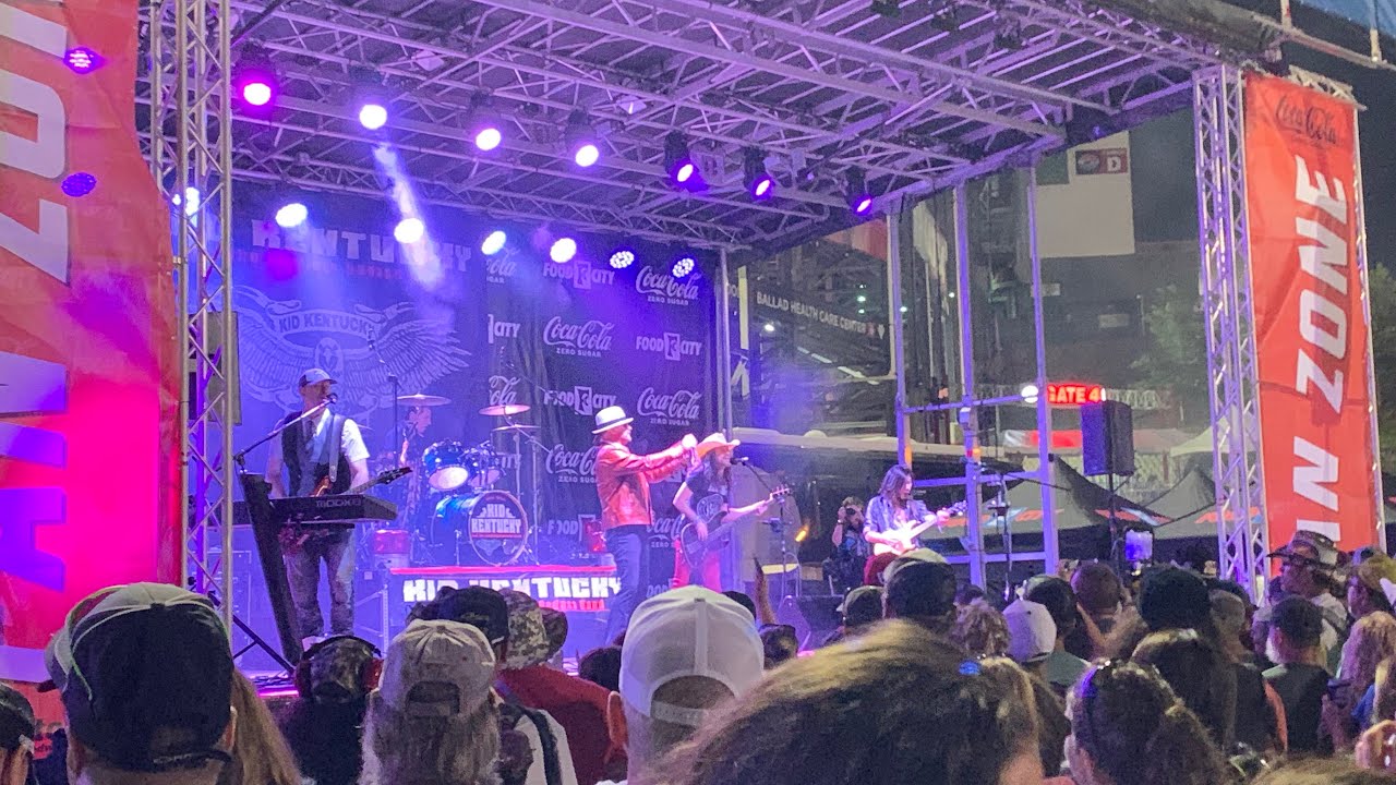 Kid Rock Tribute Band - “Kid Kentucky” played after the race in Bristol TN 2024