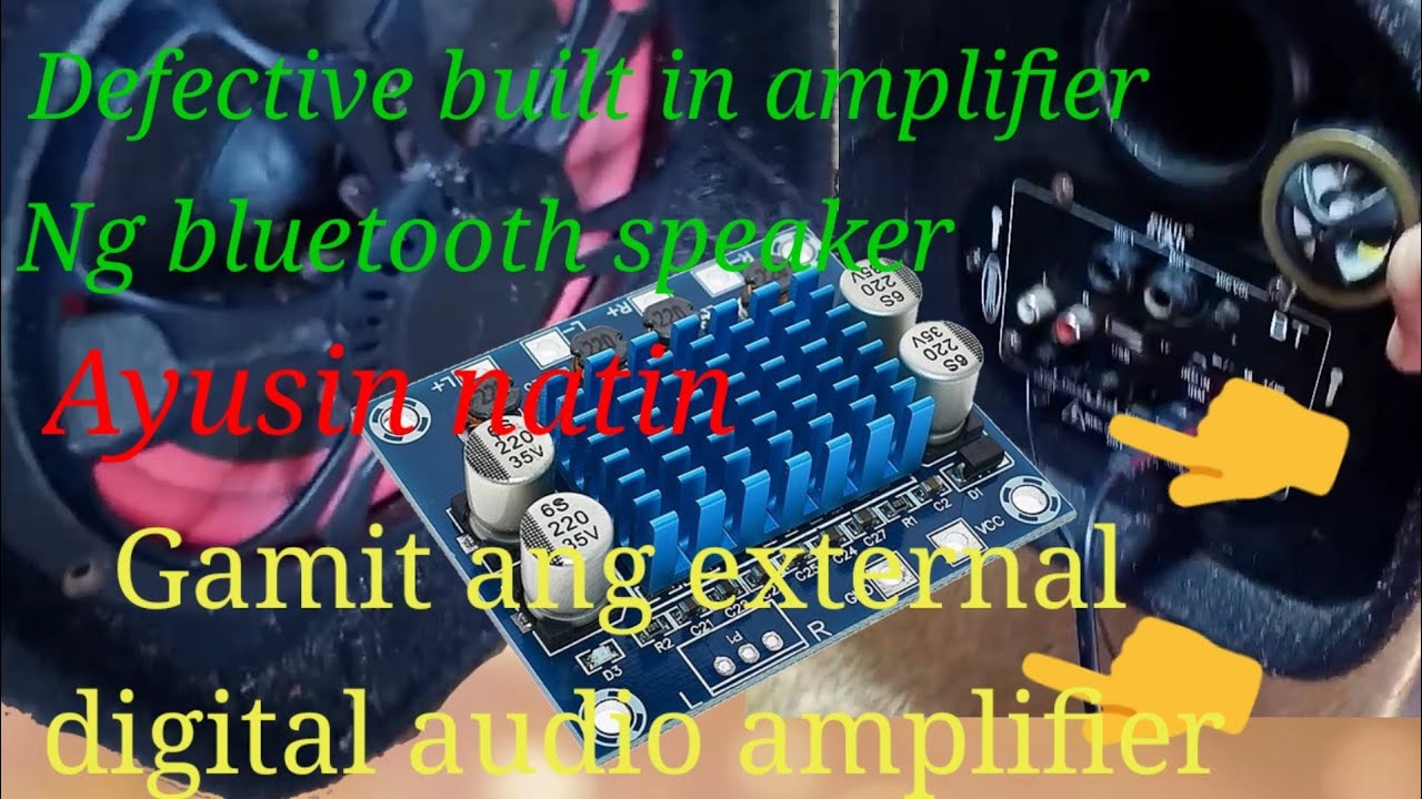 how to install digital audio amplifier, paano mag install ng audio amplifier sa Bluetooth speaker..