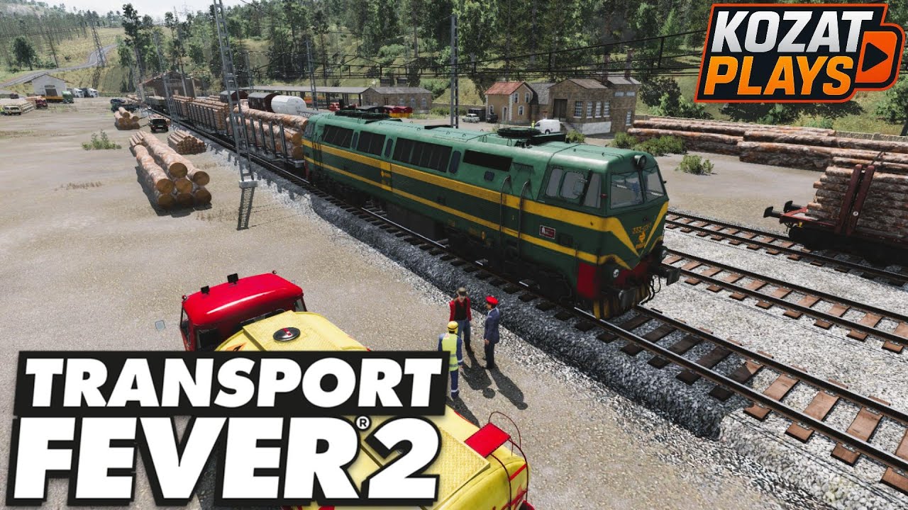 Construyendo un punto de envío de leña en Transport Fever 2 | Timelapse + Cinemáticas