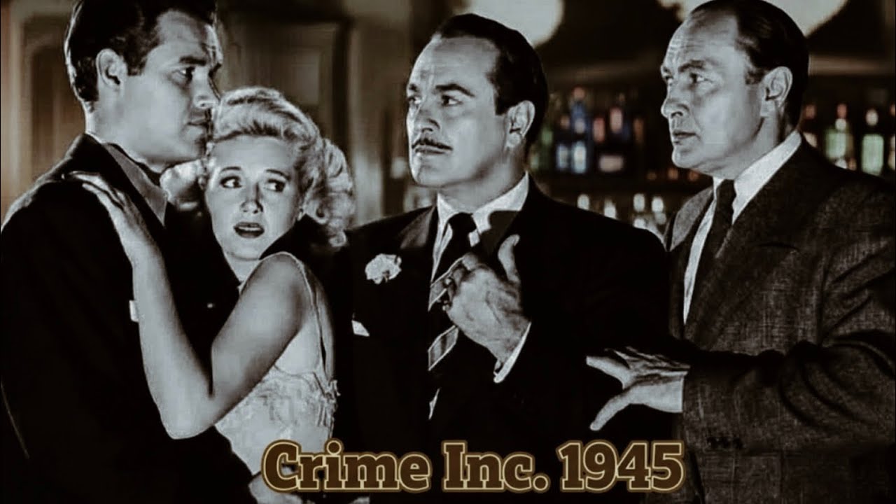 Crime, Inc. (1945) – Full Movie | Crime | Journalism Thriller | Public Domain | Free Movie