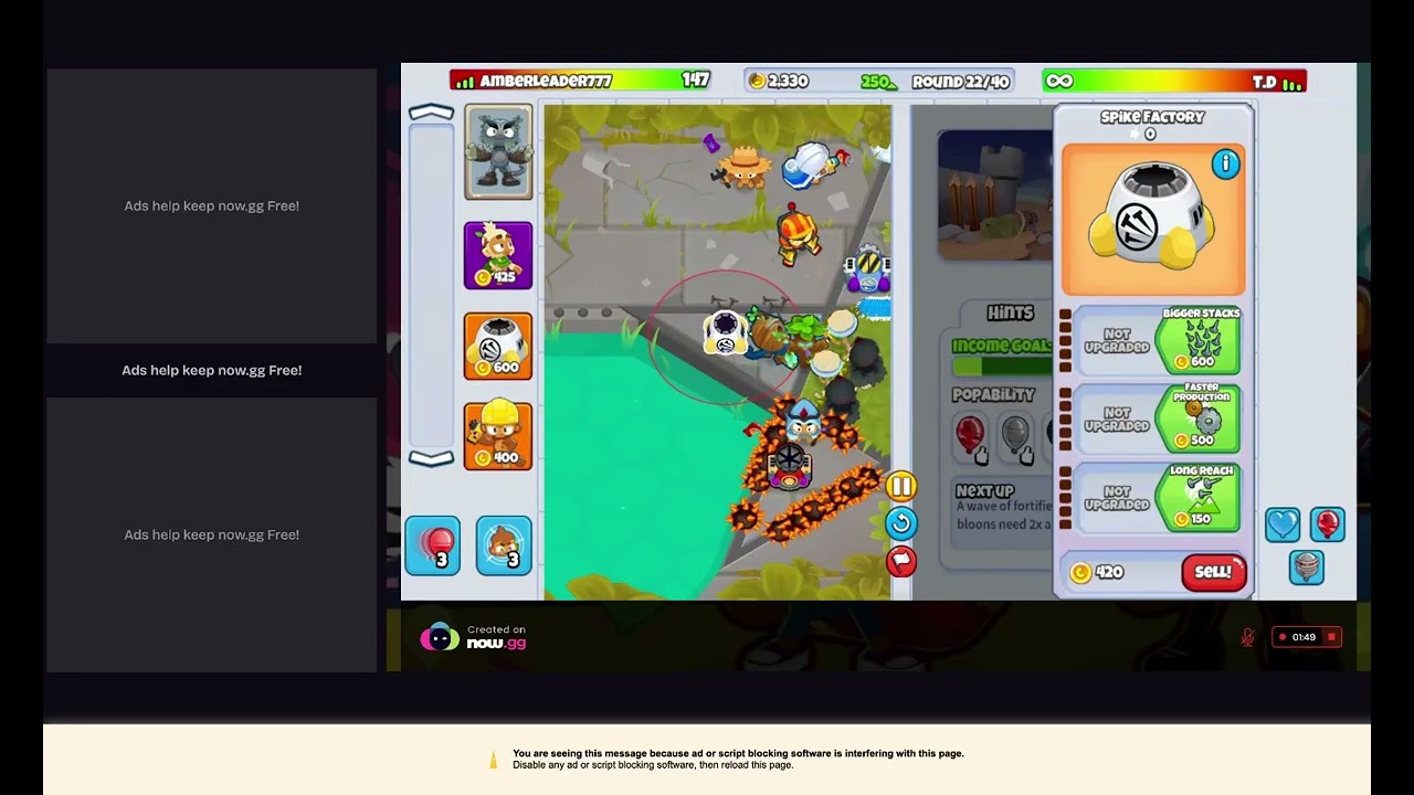 Epic Bloons TD Battles 2 Gameplay  #nowgg #bloonstdbattles2