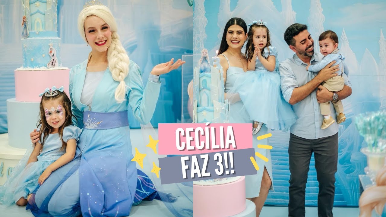 UM SONHO REALIZADO: O ANIVERSÁRIO DE 3 ANOS DA CECÍLIA - Thamyê Baseggio