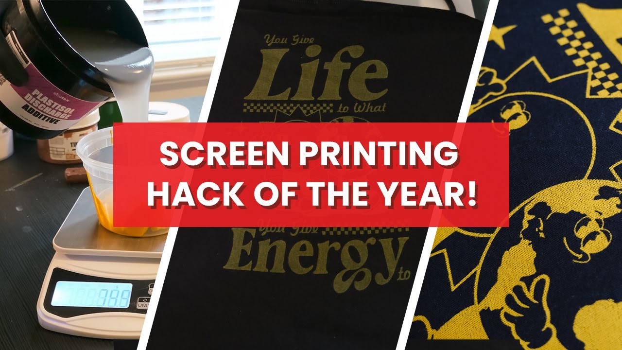 Turn your Plastisol ink into Discharge ink | by Screenprintdirect.com