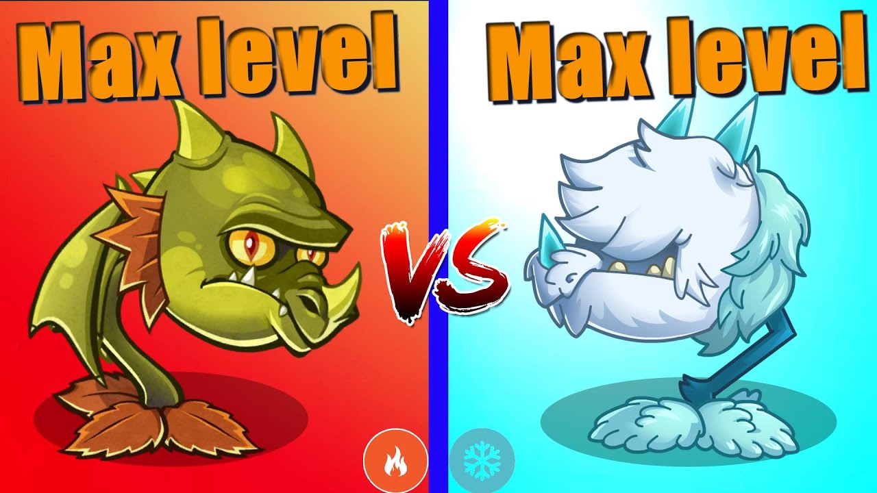 PVZ 2 - Snapdragon🔥 vs ❄️Cold Snapdragon Max Lvl!