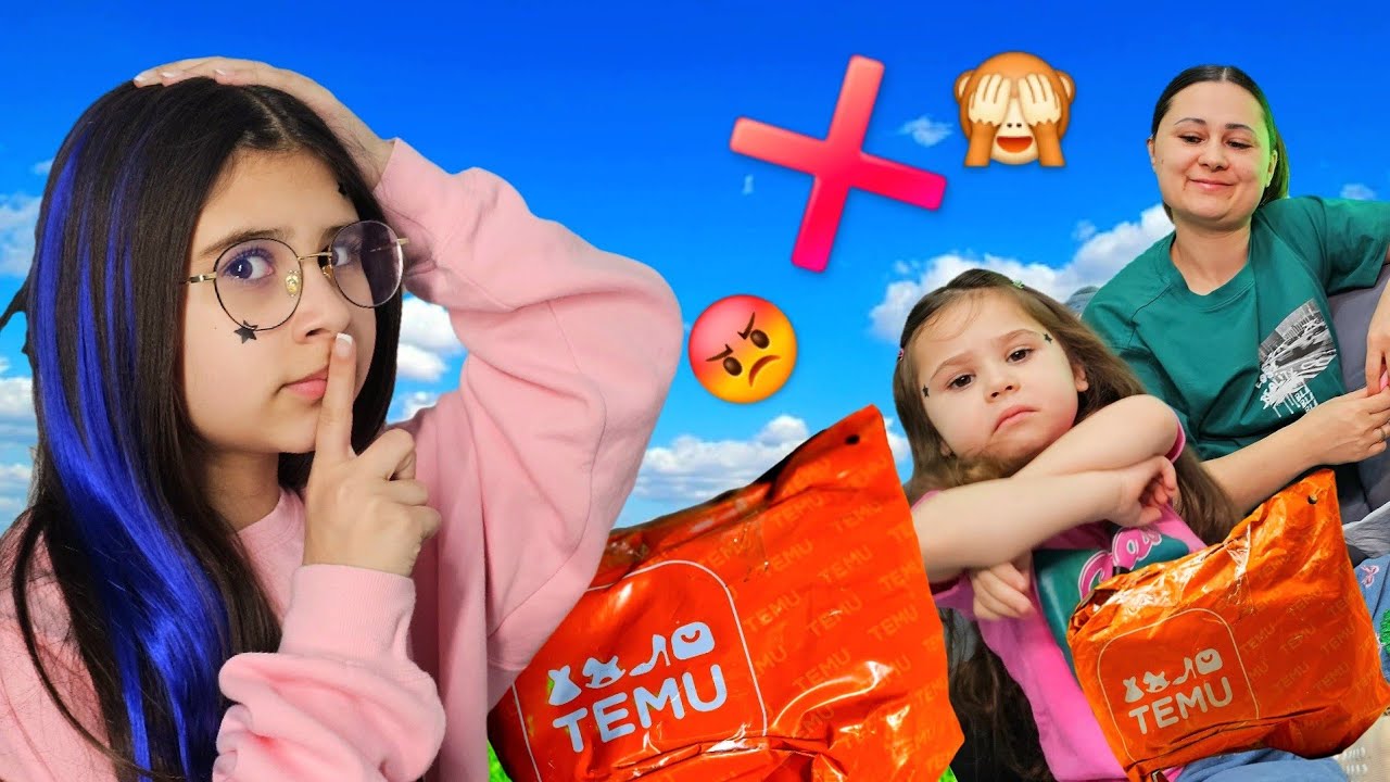 🙅IARĂȘI cumpăr PROSTII de pe TEMU ❌ PROBLEME cu mama și SORA Alisa / Vlog de familie 