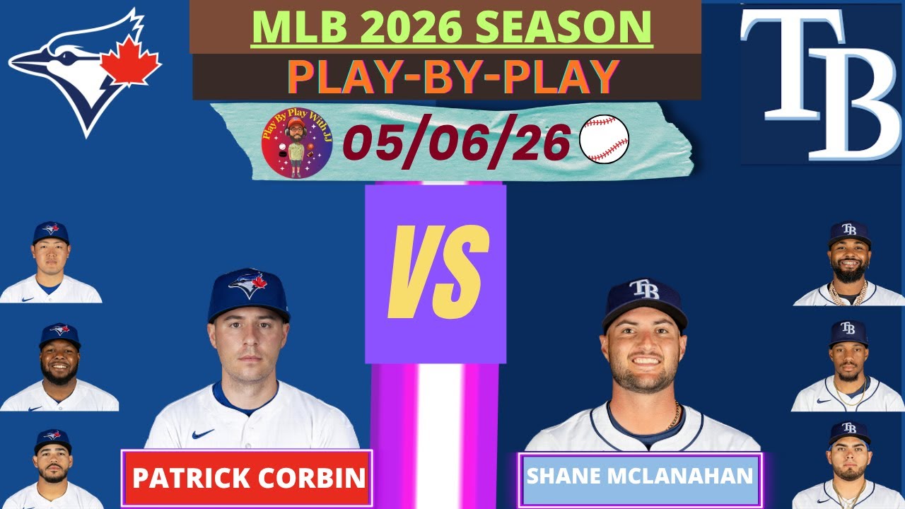 Tampa Bay Rays vs. Toronto Blue Jays LIVE 3D MODE | Radio-Style Play-by-Play #bluejays #rays