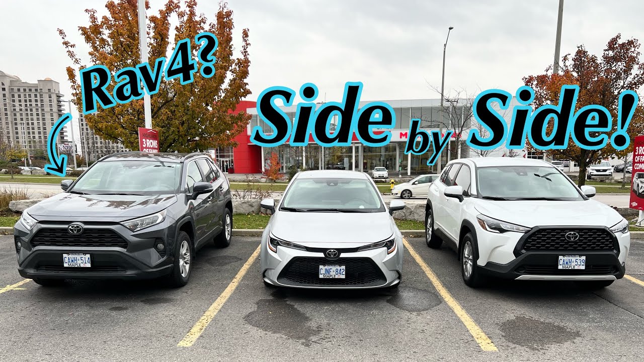 Toyota Corolla Cross 2022 против Corolla Sedan! Интерьер и экстерьер!