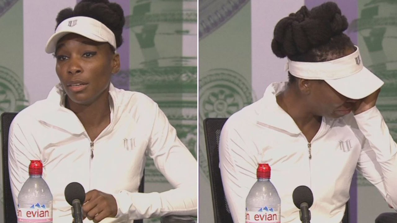 Venus Williams Breaks Down in Tears at Wimbledon While Talking About Fatal Crash