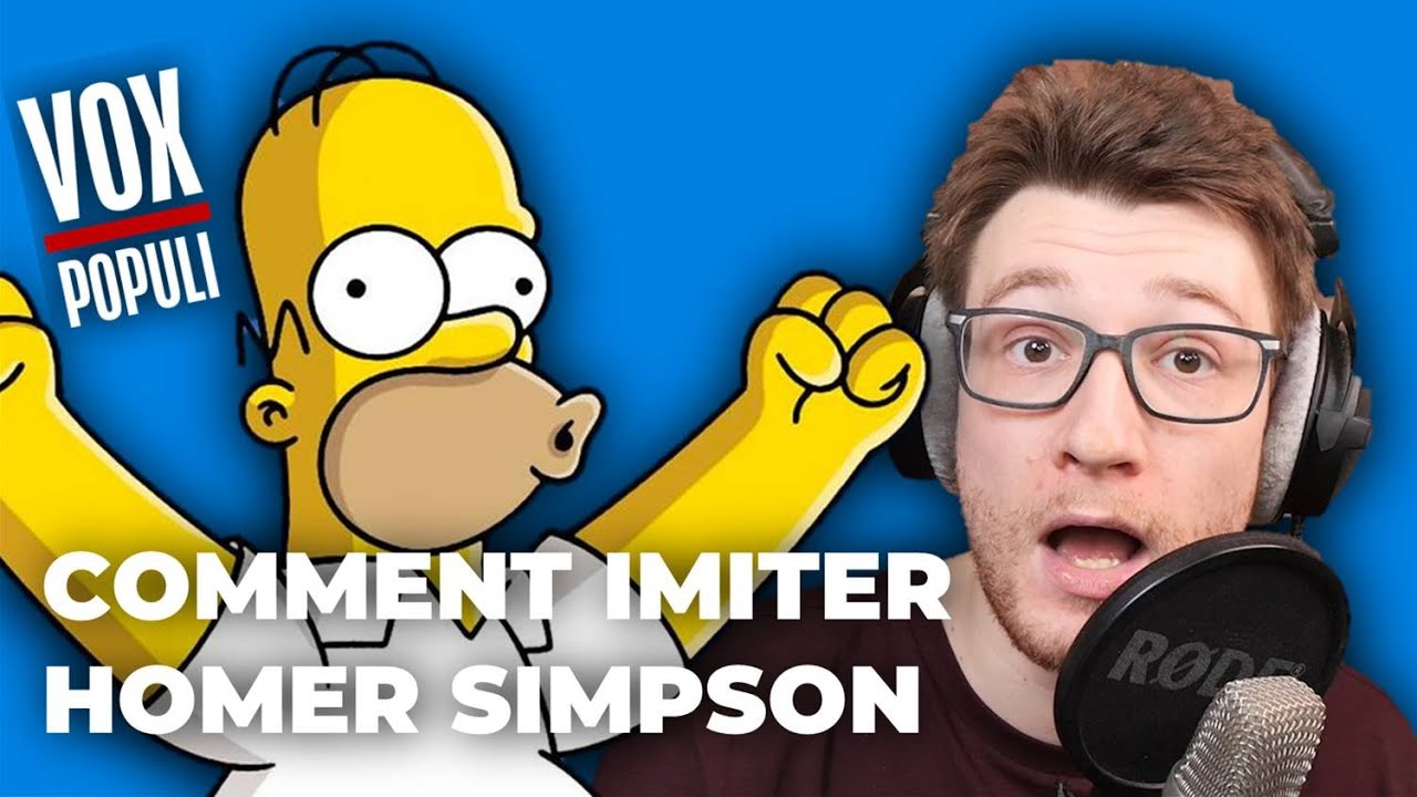 COMMENT IMITER HOMER SIMPSON - VOX POPULI 🎙️