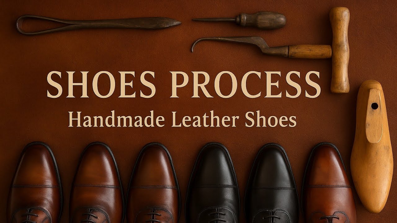 How Leather Shoes Are Made | Handmade Leather Shoe Making Process  Part 1