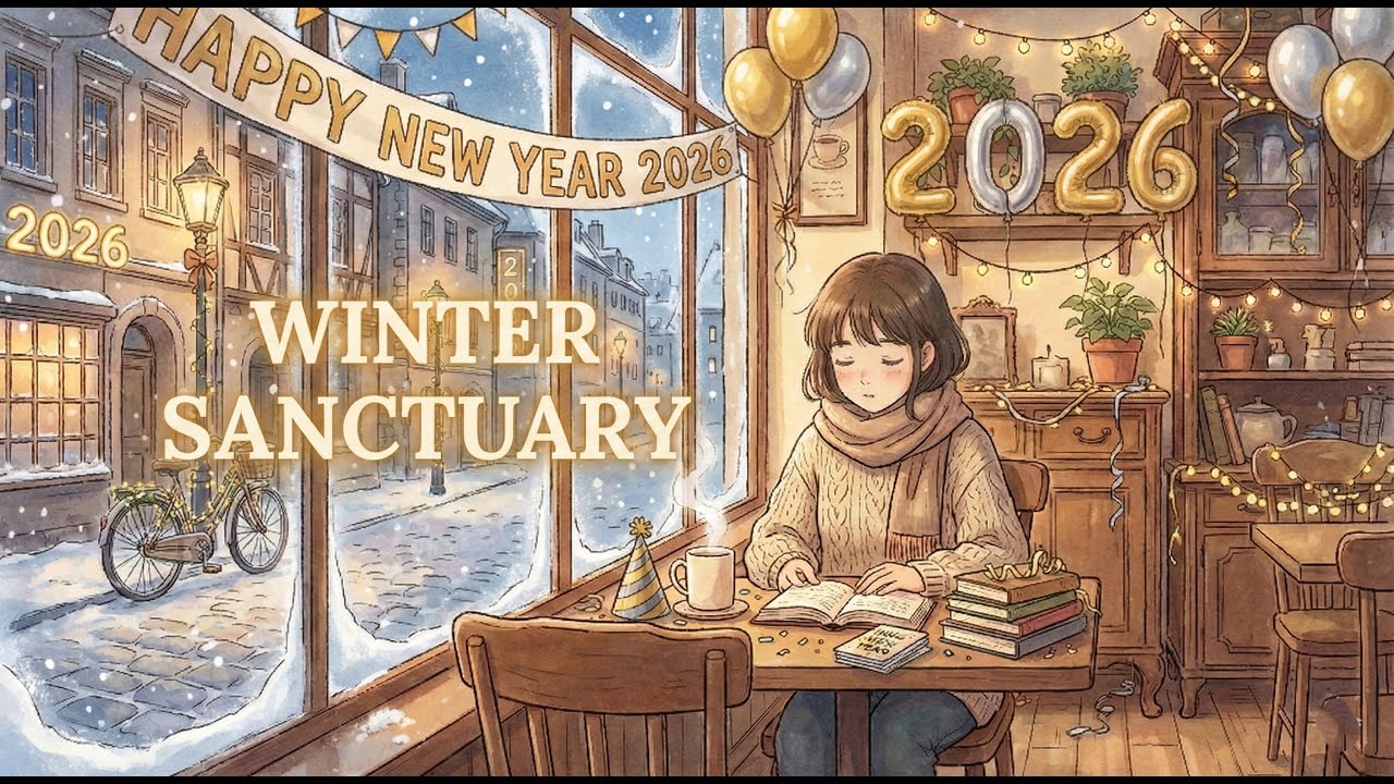 Deep Chillhop Lofi ❄️ Live Stream - Winter Cafe Ambience for Sleep & Focus 🕯️