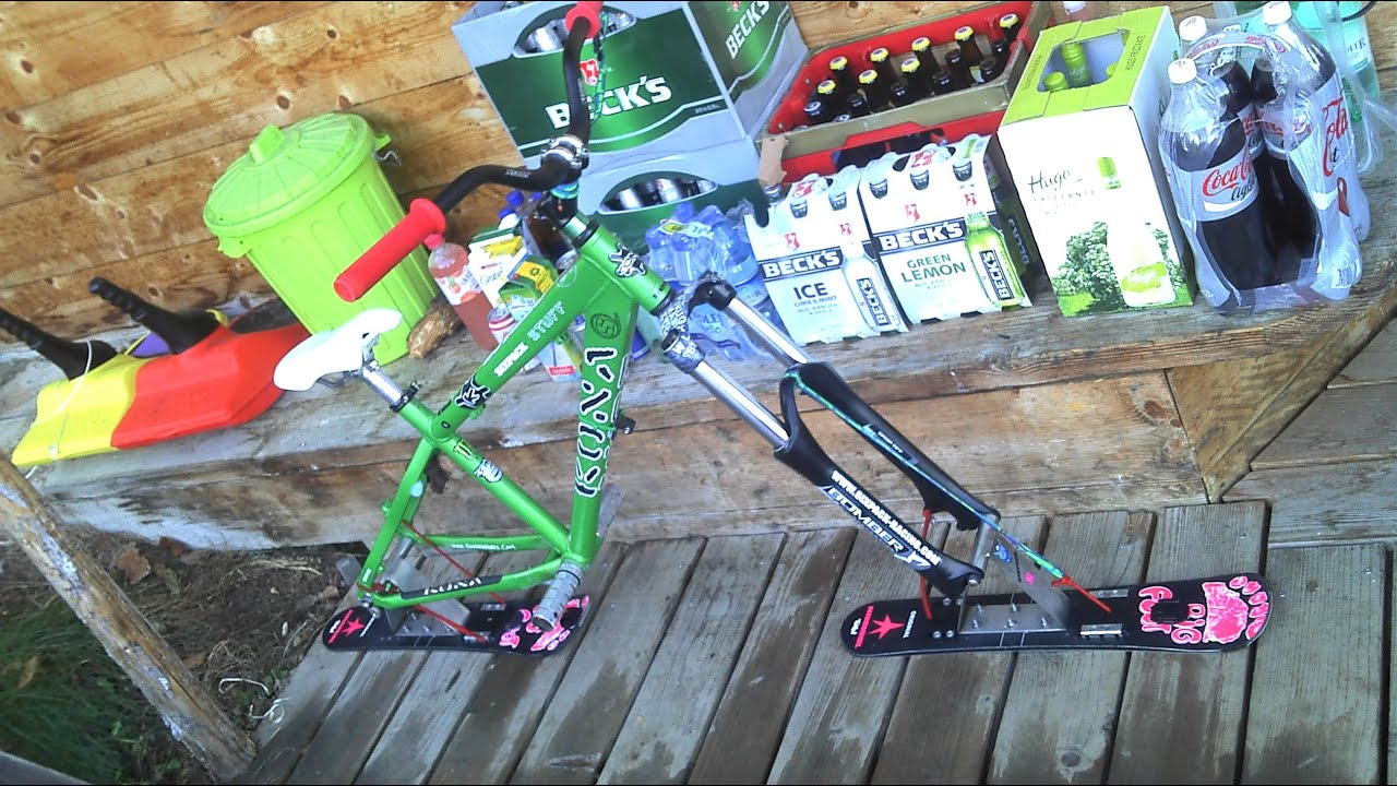 Eigenbau Skibike Zillertalarena