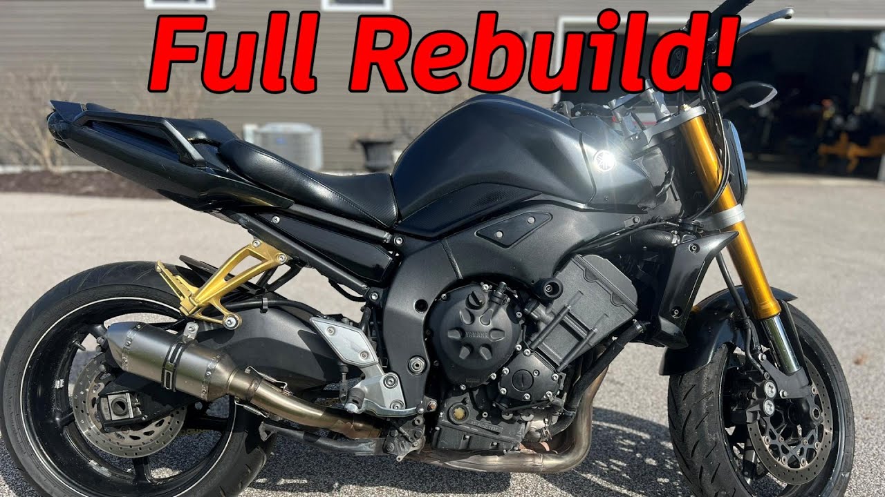 От разбитого к восстановленному | Полная перестройка Yamaha FZ1 2008 года - Режиссёрская версия!