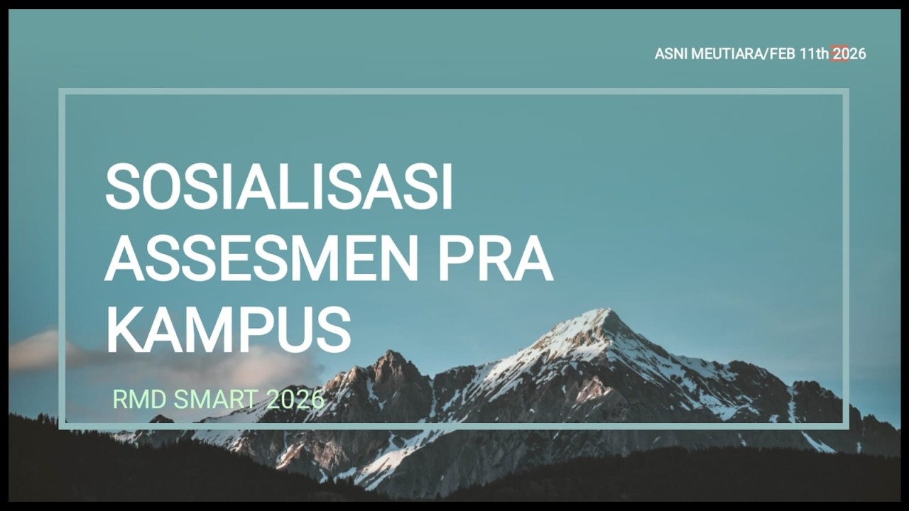 MGMP Provinsi Lampung : Asesmen Pra Kampus