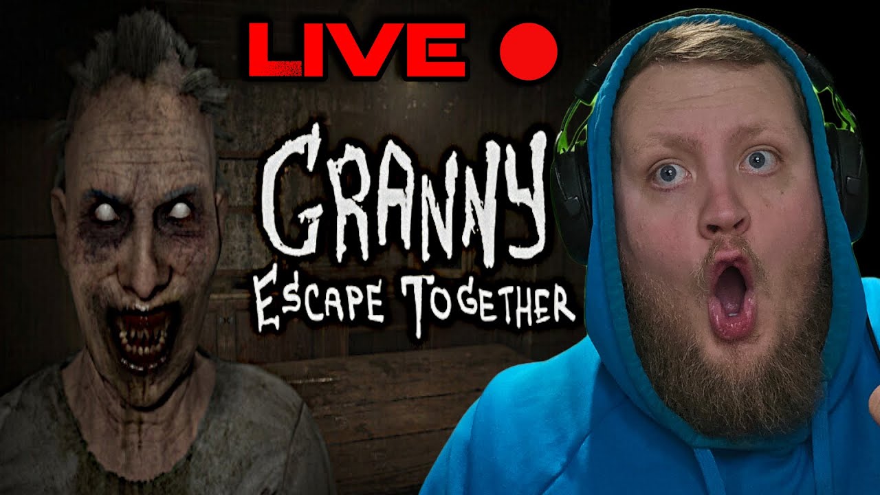 GRANNY ESCAPE TOGETHER WITH ZMAN!!! 🔴