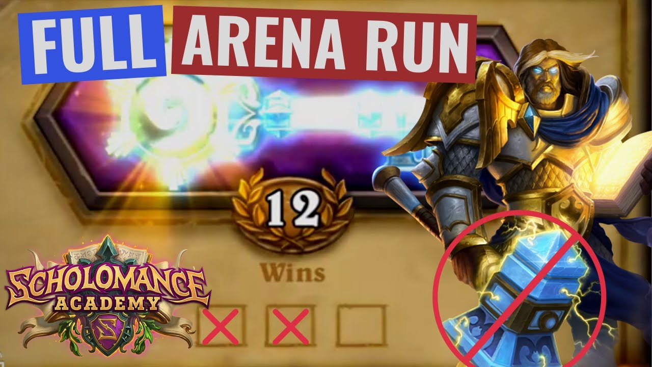 12 Win No-Weapon Paladin - Hearthstone Arena Scholomance Academy