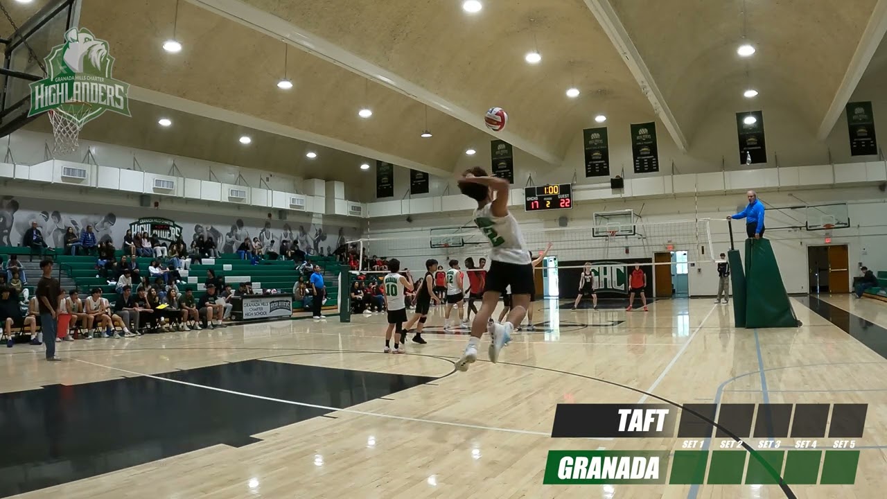 Taft High School vs Granada Hills Charter Boys Volleyball