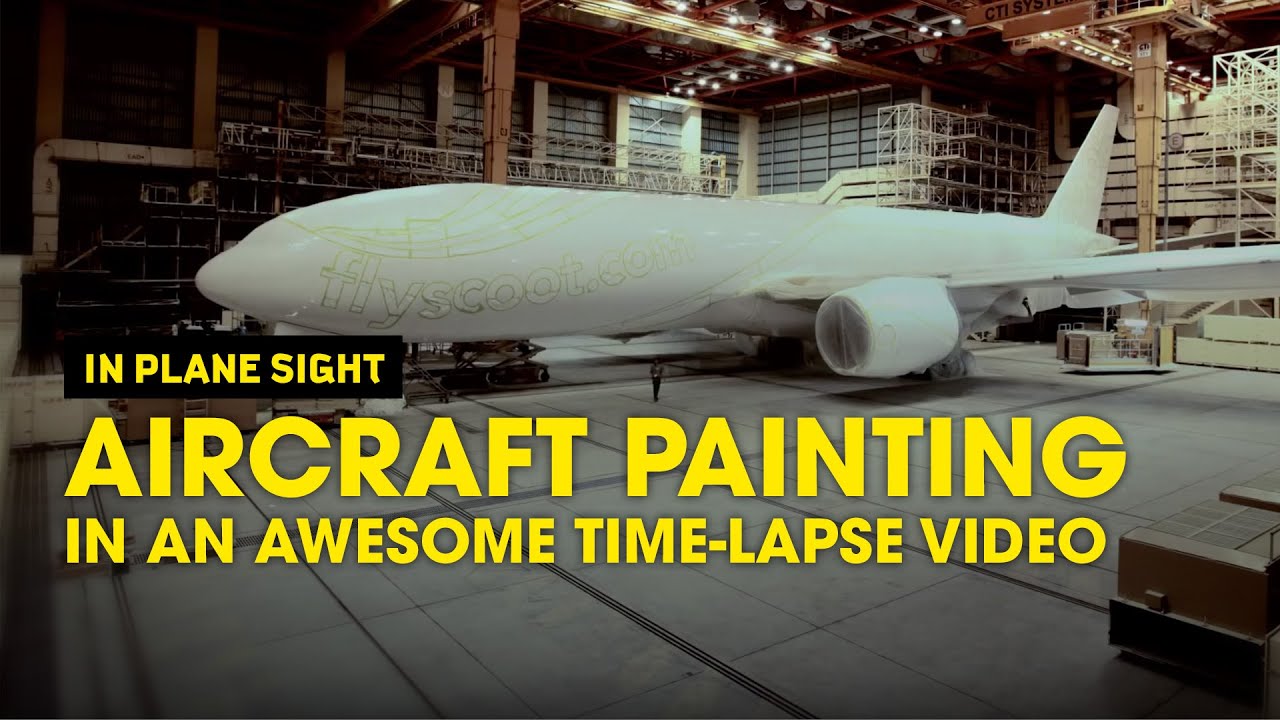 Aircraft Painting in an Awesome Time-lapse Video - Scoot