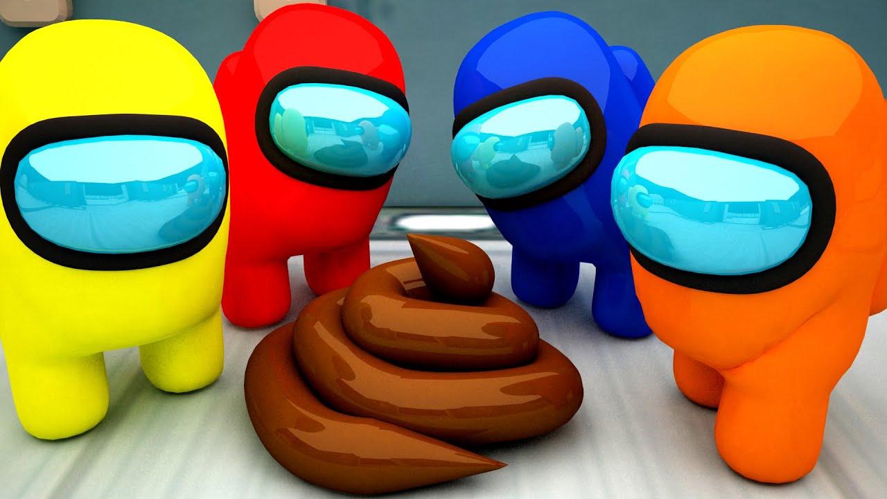 AMONG US POOP! / 001 / IMPOSTOR POOPED EVERYWHERE! / THE FUNNIEST ANIMATIONS! / 
