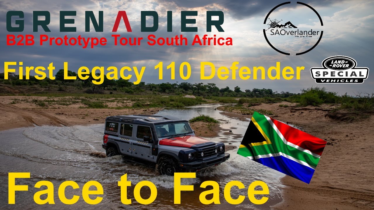 Ineos Grenadier   -  A world first  -  Face To Face with a  Land Rover 110 Defender -  Overlander