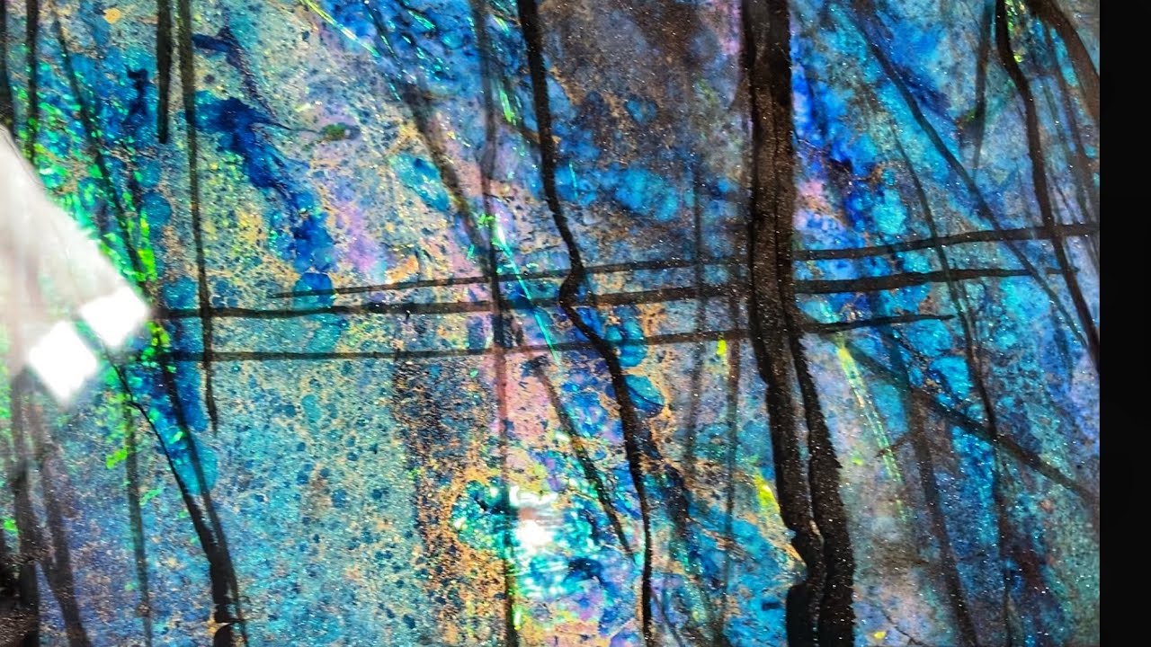Creating Labradorite with Resin!!!! WOW!!! #GetTheLook