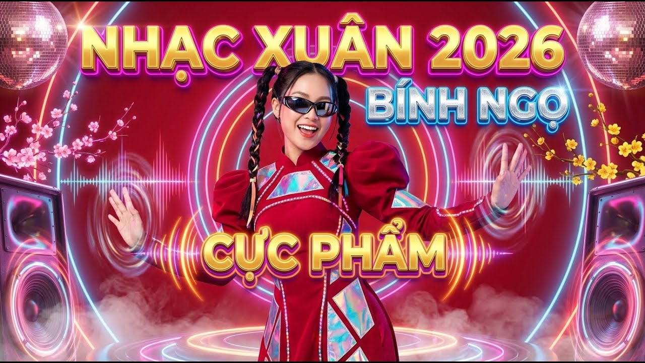 Nhạc Xuân 2026 Cực Phẩm 🌸 Disco 80s Remix Đón Tết Bính Ngọ - Bass Căng Như Dây Đàn
