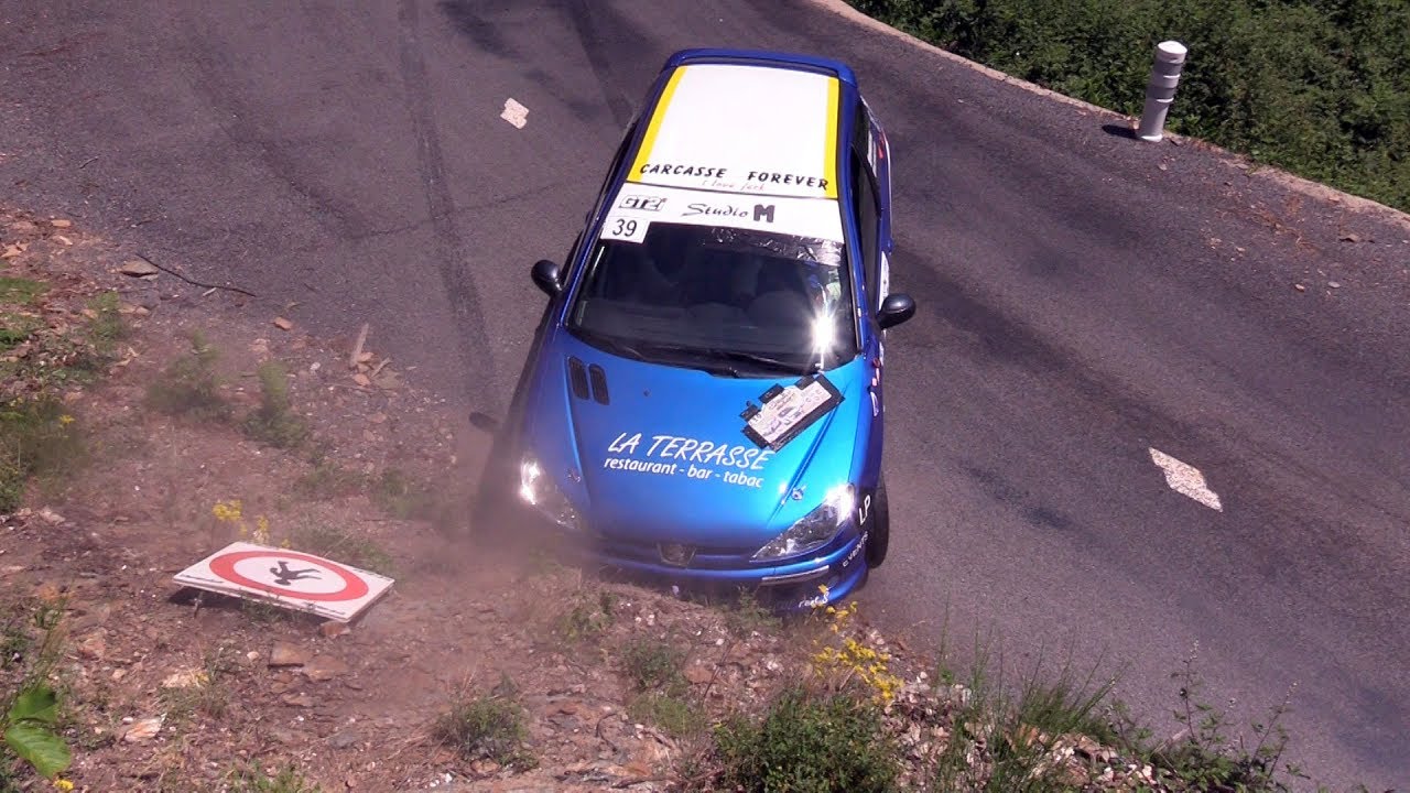 Rallye du Gard Alès Agglomération 2018 Crash