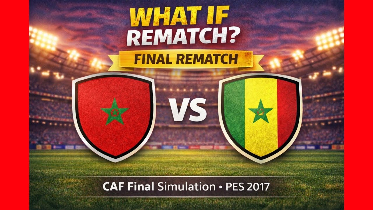 Morocco vs Senegal | Final Rematch Simulation | PES 2017
