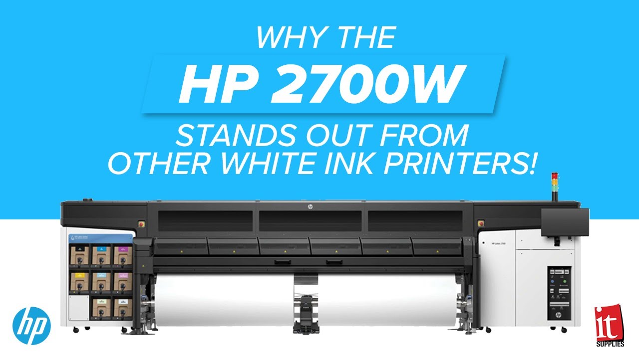 Why The HP 2700W Stands Out From Other White Ink Printers!
