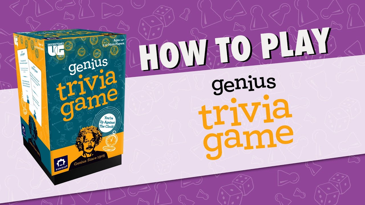 How To Play: Genius Trivia Game from University Games