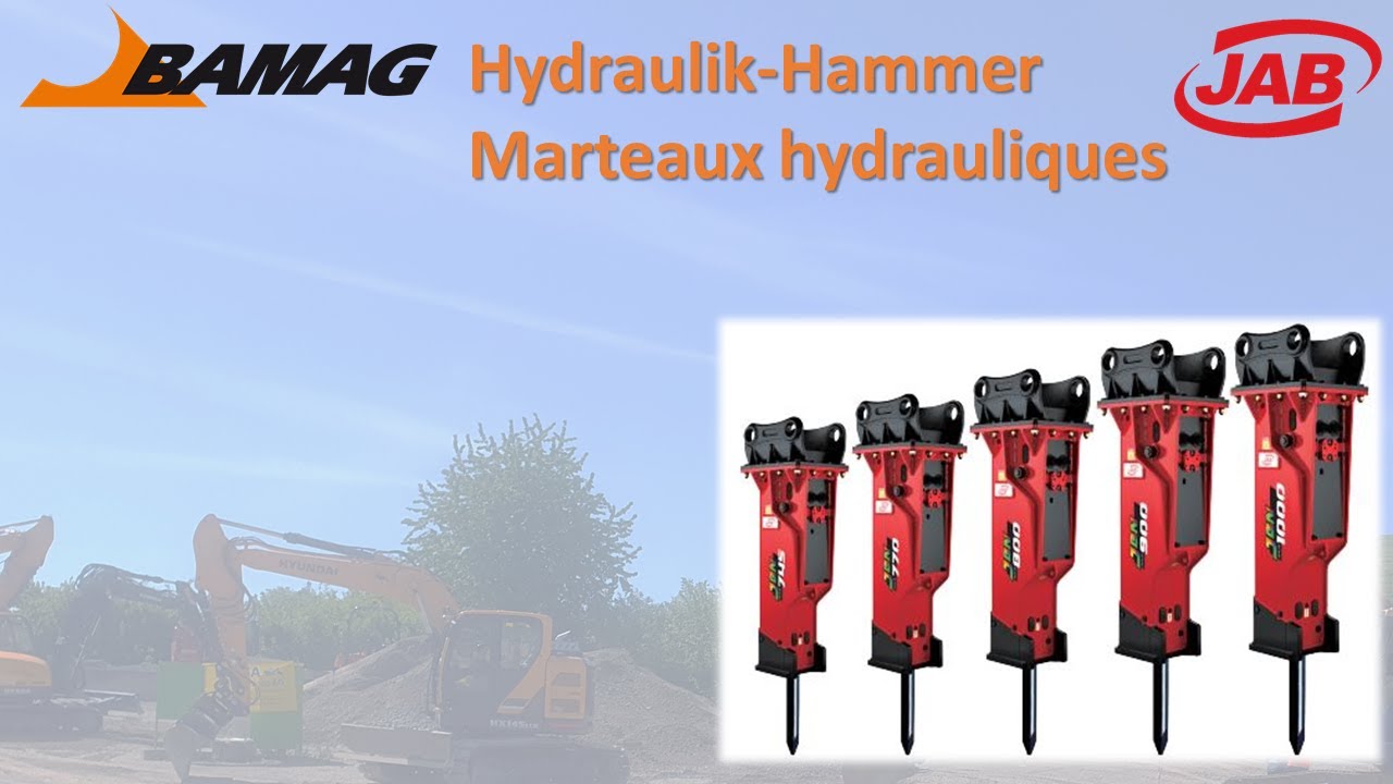 JAB Hydraulik-Hammer / Marteau hydraulique NEW 2021 - Bamag Maschinen AG