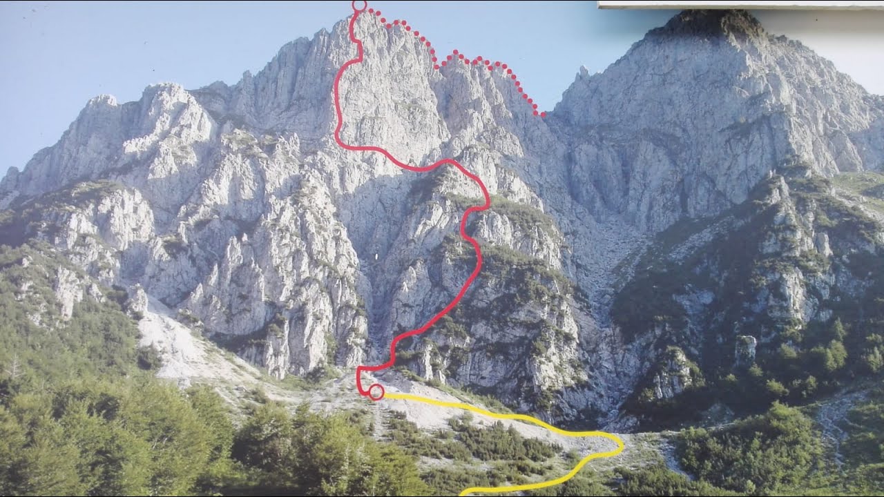 Ferrata Maurizio al monte Alben