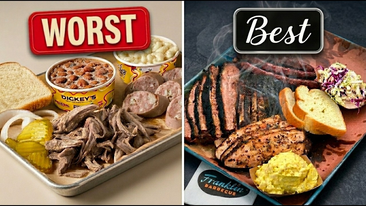 Every Major BBQ Chain In America RANKED, Worst to Best