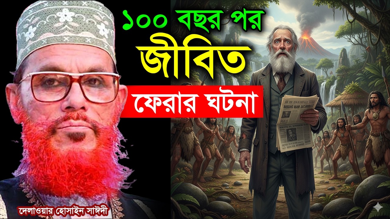১০০ বছর পর জীবিত ফেরার ঘটনা💓Allama Delwar Hossain Saeedi #saidiwaz
